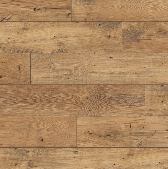 Single plank laminate floor