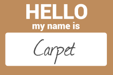 Carpet Name Badge