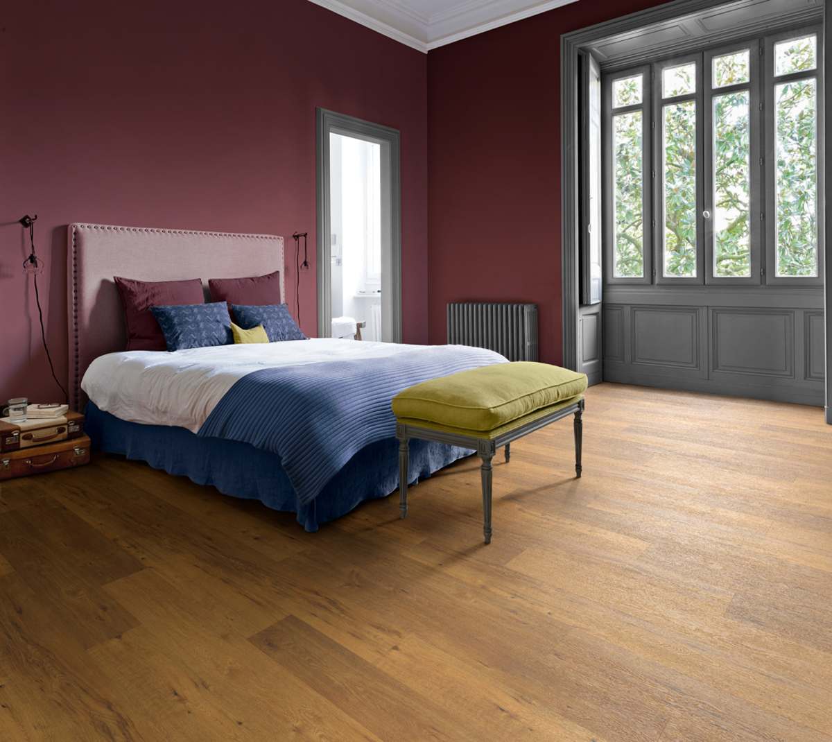 Polyflor Encore Rigid Loc Log Cabin Oak 9029 Vinyl Flooring